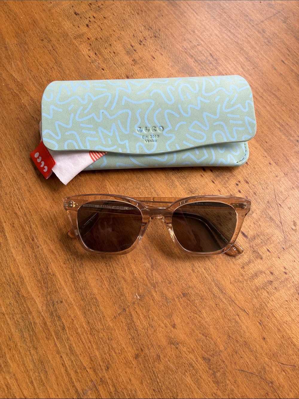 Garrett Leight X Clare V Nouvelle sun (BIERE)